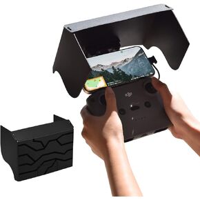 واقي شمسي بغطاء رأس من HeiyRC لجهاز DJI Mini 3 Pro/Mini 2/Mavic Air 2/DJI Air 2S/Mavic 3 اكسسوارات ذراع التحكم لشاشة الهاتف الذكي in Kuwait