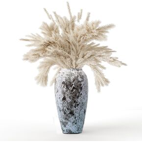 Artisan Handcrafted Ceramic Vase, Rustic Flower Vase, Vintage Stoneware, Unique Home Decor Pottery for Living Room Entryway Table Centerpieces, Kitchen, Shelf, Gifts in Saudi Arabia