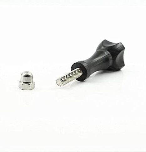 YonGoo Thumbscrews 3 قطع مسامير إبهام طويلة و3 قطع مسامير إبهام قصيرة متوافقة مع GoPro Hero 11 10 9 8 7 6 5 4 Session 3+ 3 2، Fusion، Xiaomi Yi DJI Campark Action Cameras، 3+3، أسود in Saudi Arabia