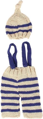 Newborn Photography Props Outfits Crochet Costume Baby Photo Shoot Accessories Fits 0-12 Months in Kuwait