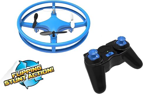 Mindscope Sky Lighter Disc Drone Blue Light Up LED Glow Stunt Action Radio Control RC Technology in Kuwait