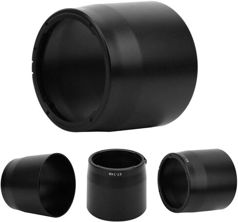 ET-74B Photography Lens Hood Reversed,Portable Camera Lens Case Cover Sunshade Protector for Canon EF70-300mm F4-5.6 is II Lens in Saudi Arabia
