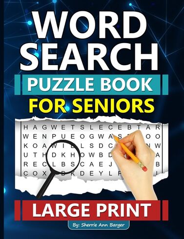 Word Search Puzzle Book for Seniors Large Print Edition: 102 Word Search Puzzles with Solutions, Brain Games for Adults: Relaxing and Delightful ... Mind Sharp (Mindful Challenges Collection) in Saudi Arabia