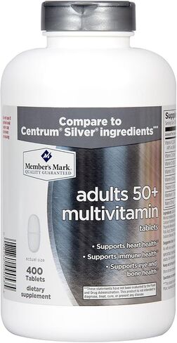 Member's Mark Adults 50+ Multivitamin (400 Count) (2 Pack) in Saudi Arabia