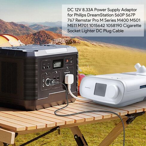 كابل طاقة TAIFU 12 فولت تيار مستمر لسلك طاقة Philips Respironics لسلسلة DreamStation & DreamStation 2 CPAP BiPAP نظام متقدم واحد 60 سلسلة CPAP 267P 467P 560 560P 567P 660P 667P760 760P in Saudi Arabia