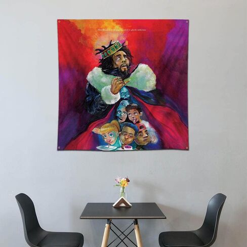 Eksent J.flag Cole poster "KOD"4 Your Eyez Only Art Music Album Wall Hanging 3x3FT Tapestry Flag in Kuwait