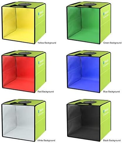 فوتوكونيك صندوق اضاءة محمول عالي السطوع لاستوديو الصور مقاس 30 سم مع حلقة اضاءة LED قابلة للتعتيم in Kuwait