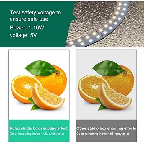 فوتوكونيك صندوق اضاءة محمول عالي السطوع لاستوديو الصور مقاس 30 سم مع حلقة اضاءة LED قابلة للتعتيم in Kuwait