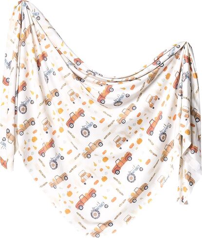 Copper Pearl Large Premium Knit Baby Swaddle Receiving Blanket Hayride in Saudi Arabia