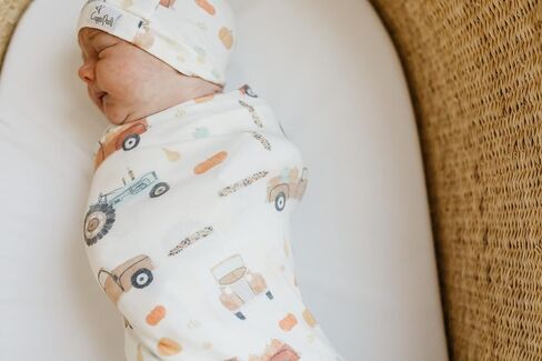 Copper Pearl Large Premium Knit Baby Swaddle Receiving Blanket Hayride in Saudi Arabia