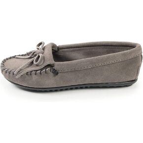 Minnetonka Women's Kilty Suede Hardsole Moccasin in Kuwait