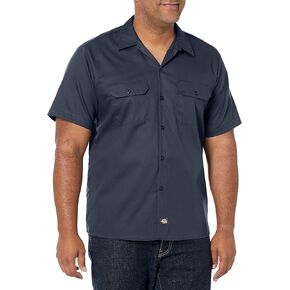 Dickies Men's Short-Sleeve Flex Work Shirt Slim Fit