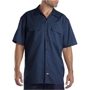Dickies Men's Short-Sleeve Flex Twill Work Shirt Big