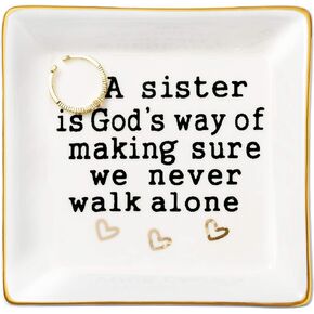 JoycuFF Religious Gifts for Women, Christian Jewelry Dish Gifts for Women Teens, Easter Gifts for Womens Girls Adults, Inspirational Catholic Communion Confirmation Gifts for Women