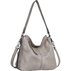 BROMEN Purses for Women Vegan Leather Hobo Bags Designer Handbags Large Shoulder Crossbody Bag with Adjustable Strap