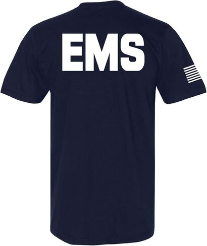 تطبيق القانون - تي شيرت الشرطة EMS FBI Fire Rescue Sheriff K-9 ذو الوجهين | ملحقات أزياء الهالوين التأثيرية in Kuwait