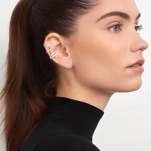 Atheniz Earrings Dorina Ear Acupressure Detox Earrings for Women Cystal Acupressure Earrings Cubic Zirconia Non Piercing Acupressure Earrings For Women Jewelry Gifts for Teen Girls in Kuwait