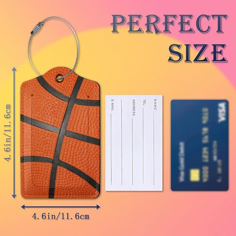 Luggage Tags for suitcases,2 Pack Airplane Luggage Tag,Leather Stainless Steel Loop Label Tag for Women Men Girls Travel Bag Suitcase in Kuwait