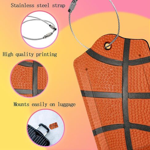 Luggage Tags for suitcases,2 Pack Airplane Luggage Tag,Leather Stainless Steel Loop Label Tag for Women Men Girls Travel Bag Suitcase in Kuwait