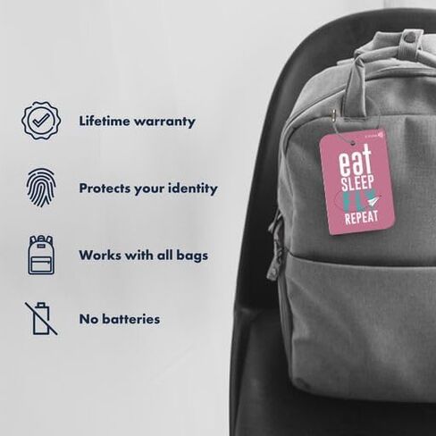 علامة الأمتعة الذكية retreev™ | بطاقة الأمتعة برمز NFC وQR مع رسائل آمنة - الحياة على الشاطئ in Kuwait