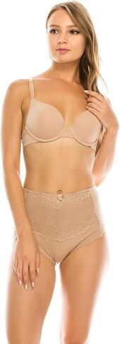 Peachy Panty Women's 6 Pack High Waist Cool Feel Brief Underwear Panties S-5xl in Kuwait