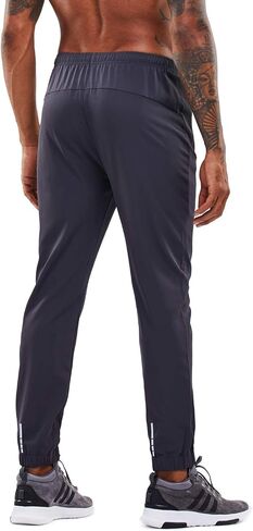 YAWHO Men's Sweatpants Athletic Jogging Pants Sport Joggers Trousers for Workout,Gym,Running,Training with Zipper Pockets in Saudi Arabia