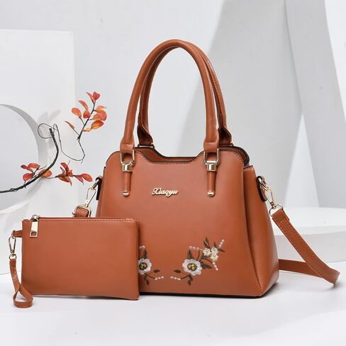 المحافظ وحقائب اليد Xiaoyu للنساء حقيبة حمل الموضة حقيبة الكتف مقبض علوي حقيبة محفظة مجموعة 2 قطعة in Kuwait