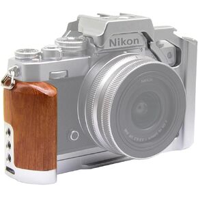 Z fc قفص الكاميرا لسوني ZFC كاميرا تصوير الفيديو قفص تلاعب تصوير الملحقات 3/8 "Arri تحديد موقع 1/4" تمديد الحذاء البارد للميكروفون/الضوء مع مقبض خشبي قبضة in Kuwait