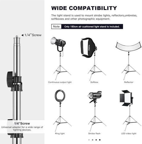 2 حزمة من حامل إضاءة التصوير الفوتوغرافي 187 سم / 73.6 بوصة حامل ثلاثي القوائم من الألومنيوم مع حقيبة حمل حامل إضاءة مدمج للسفر قابل للطي 27.5 بوصة أقصى تحميل 33 رطلًا لإضاءة الحلقة LED ضوء Speedlite Flash Mini Softbox in Kuwait