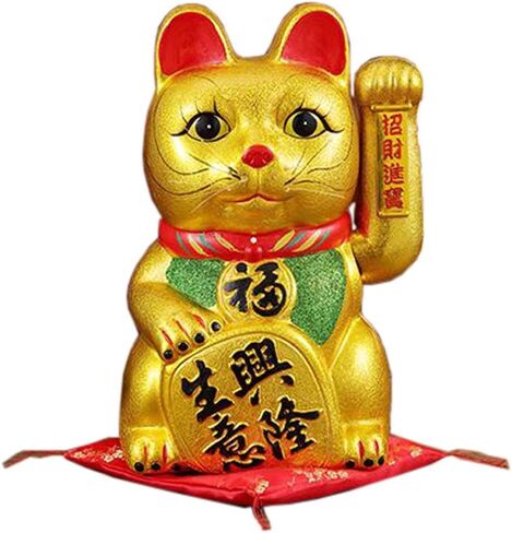 4" Lucky Cat Feng Shui Cat Porcelain Maneki Neko Piggy Bank (One Pair) in Saudi Arabia