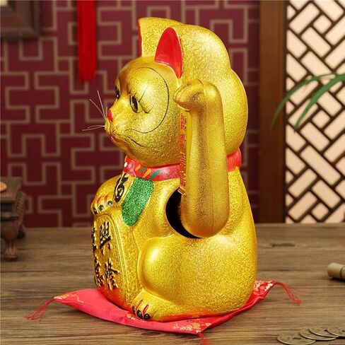4" Lucky Cat Feng Shui Cat Porcelain Maneki Neko Piggy Bank (One Pair) in Saudi Arabia
