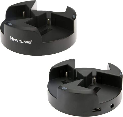 بطارية بديلة NP-F550 نيو موا (عبوة من 3 قطع) ومجموعة شاحن 3 قنوات لسوني NP-F550 وسوني CCD-SC55 TR516 TR716 TR818 TR910 TR917 in Kuwait