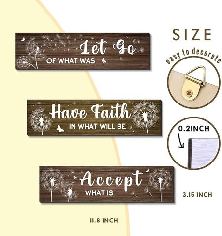 الهندباء الفن جدار ديكور، زهرة الحمام جدار ديكور المطبخ جدار الديكور ريفي ملهمة خشبية علامة مزرعة خمر ديكور غرفة المعيشة المنزلية (MC26) in Kuwait