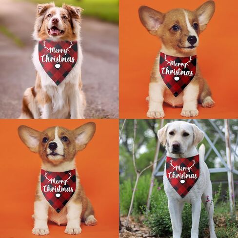 Christmas Dog Bandanas Christmas Tree Green Dog Scarf for Boy and Girl Holiday Dog Bandana Puppy Bandana Triangle Bibs Scarf Accessories for Small Medium Dogs Pets in Saudi Arabia