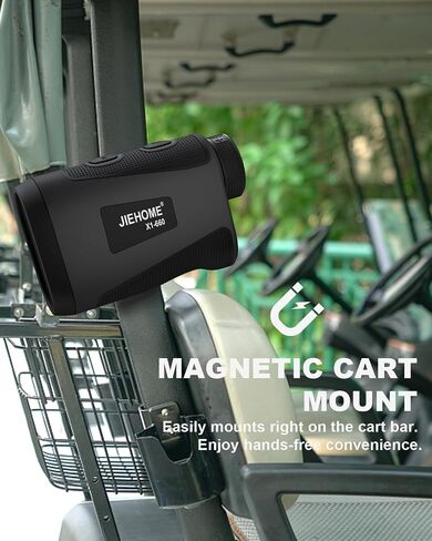 JIEHOME X1 Golf Rangefinder with Slope, Flagpole Lock and Vibration, 660/1100YDS Laser Rangefinder for Golfing & Hunting, Rechargeable Laser Range Finder Distance Measuring with High-Precision in Saudi Arabia