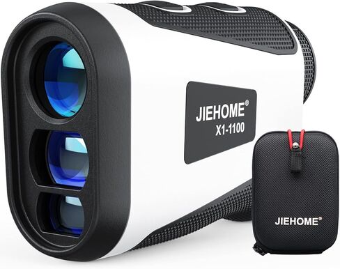 JIEHOME X1 Golf Rangefinder with Slope, Flagpole Lock and Vibration, 660/1100YDS Laser Rangefinder for Golfing & Hunting, Rechargeable Laser Range Finder Distance Measuring with High-Precision in Saudi Arabia