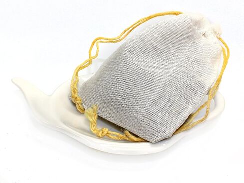 قواعد اكواب شاي من السيراميك الابيض مع مساند للملاعق، مجموعة من 4 قطع من حامل اكياس الشاي الكلاسيكية in Kuwait