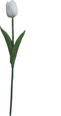 20PCS All Saints' Day Black Artificial Flower Tulips PU Real Touch Tulips for Home Wedding Decoration Brides Hand Holding Bouquet Artificial Flower Decoration in Kuwait