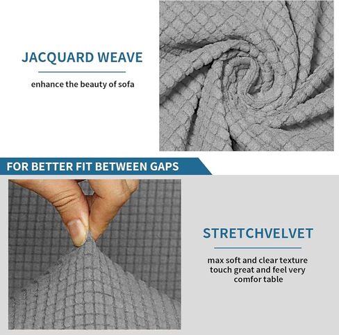 5 مقاعد غطاء أريكة زاوية مخملي قابل للتمدد على شكل حرف L، أغطية أريكة زاوية لمجموعة أريكة مقسمة، من أجل استلقاء أغطية أريكة على شكل حرف L سميكة، ناعمة، واقي أثاث متين قابل للغسل (L-5-Navy) in Kuwait