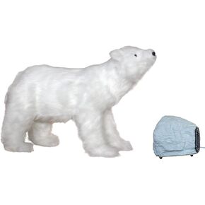 كوينز أوف كريسماس 19 بوصة رسوم متحركة رأس الدب القطبي الصغير يتحرك مع الموسيقى in Kuwait