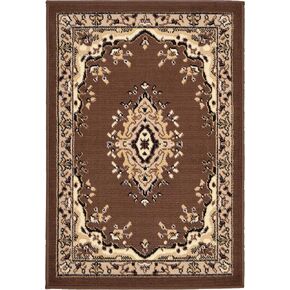 Rugs.com Amaya Collection Rug – 2' x 3' Brown Medium Rug Perfect for Entryways, Kitchens, Breakfast Nooks, Accent Pieces in Kuwait