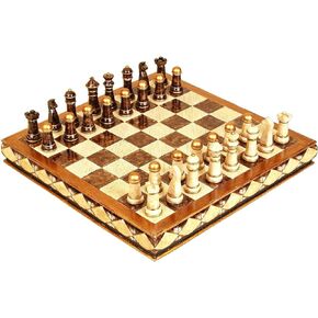 مجموعة شطرنج بوليستون ديكو 79، 43.18 سم × 12.7 سم، مجموعة من قطعتين