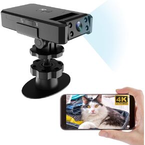 OVEHEL Hidden Spy Camera Mini 1080P Wireless WiFi Camera with Live Video Home Security Surveillance Cam with Motion Detection Night Vision APP Control for Indoor Outdoor Car Nanny Cam in Kuwait