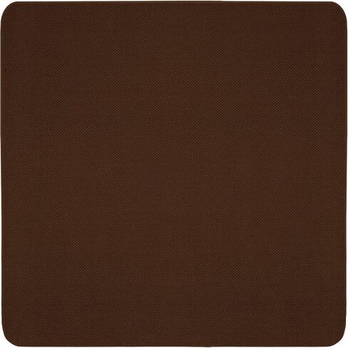 House, Home and More Skid-Resistant Carpet Indoor Area Rug Floor Mat - Chocolate Brown - 2 Feet X 3 Feet in Saudi Arabia