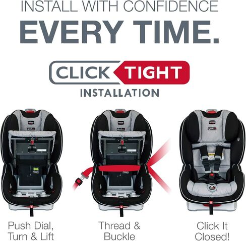 مقعد سيارة بريتاكس Boulevard ClickTight القابل للتحويل ، بلون أزرق مخضر متدفق بارد، 50.47 سم × 58.42 سم × 59.89 سم (عبوة من قطعة واحدة) in Kuwait