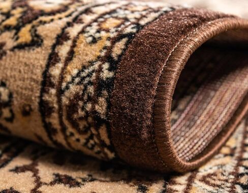 Rugs.com Amaya Collection Rug – 2' x 3' Brown Medium Rug Perfect for Entryways, Kitchens, Breakfast Nooks, Accent Pieces in Saudi Arabia