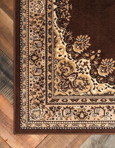 Rugs.com Amaya Collection Rug – 2' x 3' Brown Medium Rug Perfect for Entryways, Kitchens, Breakfast Nooks, Accent Pieces in Saudi Arabia