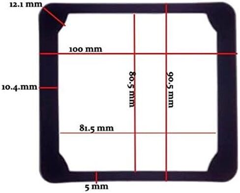 2 X Haida Light Seal Gasket 100 Series 100mm Insert Filter Cokin Z Compatible in Saudi Arabia