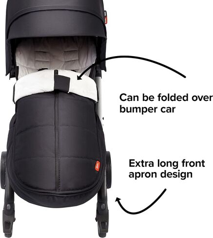Diono All Weather Stroller Footmuff, Universal Fit from Baby to Toddler with Cozy Super Soft Padding, Weatherproof, Water Resistant Lining, Yellow Sulphur in Saudi Arabia