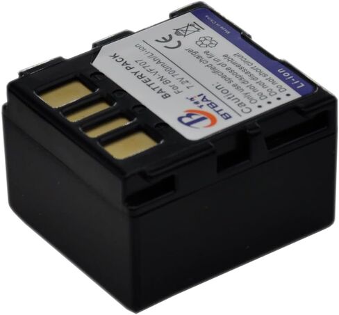 BTBAI 2X BN-VF707U Battery for VF714U VF714 VF733U VF733 VF707 GR D275U D270U D370U D290U D250U D250 D350U GZ MG20U MG35U MG30 MG21U MG77U MG27U MG37U Camcorder s1a in Saudi Arabia